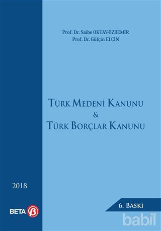 Picture of Türk Medeni Kanunu ve Türk Borçlar Kanunu