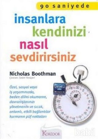 Picture of 90 Saniyede İnsanlara Kendinizi Nasıl Sevdirirsiniz