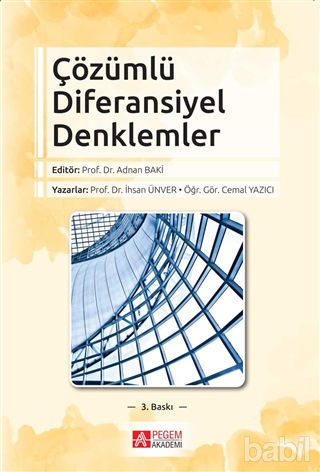Picture of Çözümlü Diferansiyel Denklemler