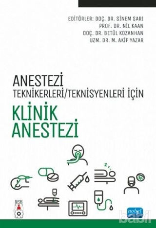 Picture of Anestezi Teknikerleri/Teknisyenleri İçin Klinik Anestezi