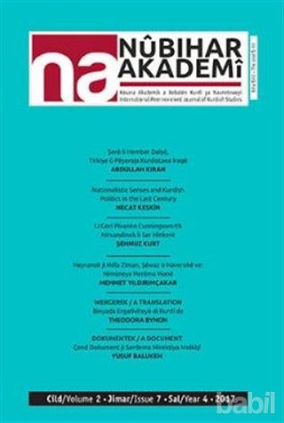 Picture of Nubihar Akademi Dergisi Sayı: 7