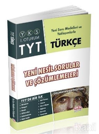 Picture of YKS - TYT Türkçe Yeni Nesil Sorular ve Çözümlemeleri 1. Oturum