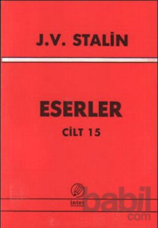 Picture of J. V. Stalin Eserler Cilt 15