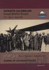 Picture of Kafkasya Çalışmaları Sosyal Bilimler Dergisi Yıl:3 Sayı:5 Eylül 2017