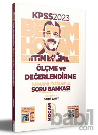 Picture of 2023 KPSS Eğitim Bilimleri Ölçme ve Değerlendirme Tamamı Çözümlü Soru Bankası Benim Hocam Yayınları