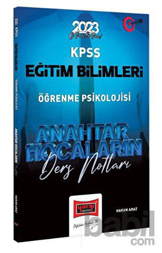 Picture of Yargı Yayınları 2023 KPSS Eğitim Bilimleri Anahtar Hocaların Öğrenme Psikolojisi Ders Notları
