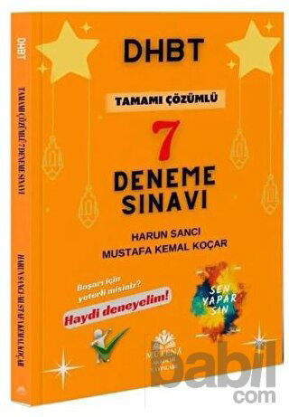 Picture of DHBT 7 Deneme Çözümlü