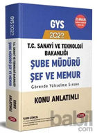 Picture of T.C. Sanayi ve Teknoloji Bakanlığı GYS Şube Müdürü - Şef - Memur Konu Anlatımlı