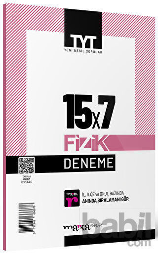 Picture of 2024 TYT Fizik 15 Deneme Tamamı Video Çözümlü