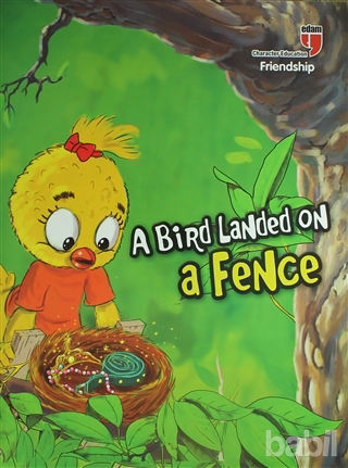 Picture of A Bird Landed on a Fence - Freindship