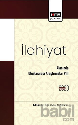 Picture of İlahiyat Alanında Uluslararası Araştırmalar VIII