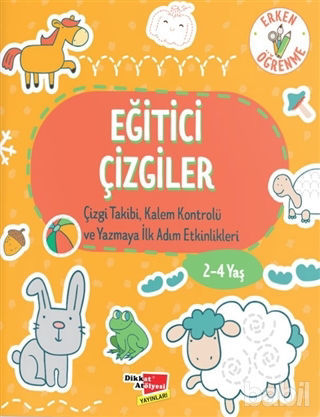 Picture of 2- 4 Yaş Yaz Sil Eğitici Çizgiler Etkinlik Kitabı