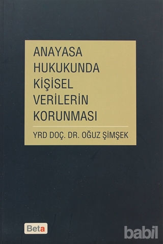 Picture of Anayasa Hukukunda Kişisel Verilerin Korunması