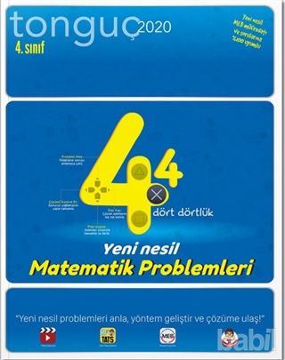 Picture of 4. Sınıf Dört Dörtlük Yeni Nesil Matematik Problemleri 2020