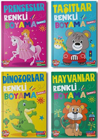 Picture of Renkli Boyama Seti - 4 Kitap Takım