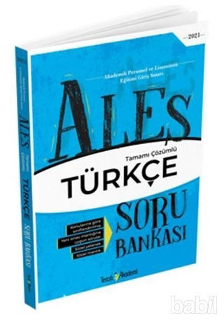 Picture of ALES Türkçe Tamamı Çözümlü Soru Bankası