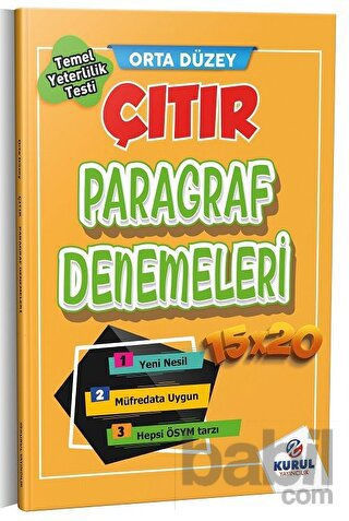 Picture of TYT Paragraf Orta Düzey Çıtır Denemeleri