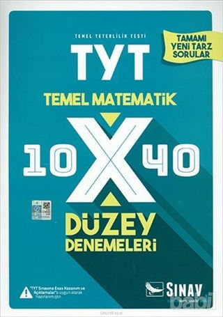 Picture of TYT Matematik 10x40 Düzey Denemeleri