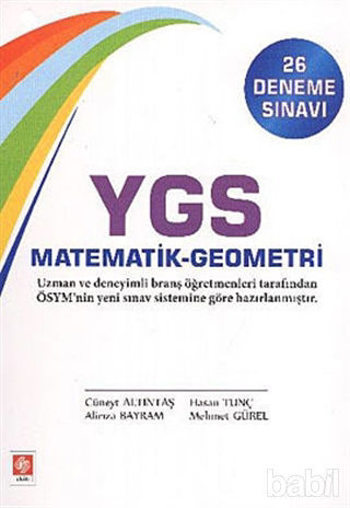Picture of YGS Matematik-Geometri (26 Deneme Sınavı)