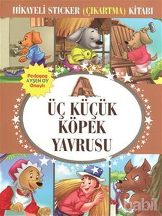 Picture of Hikayeli Sticker (Çıkartma) Kitabı - Üç Küçük Köpek Yavrusu
