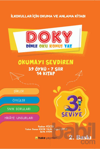 Picture of İlkokullar için Okuma ve Anlama Kitabı DOKY (Dinle, Oku, Konuş, Yaz) 3. Seviye