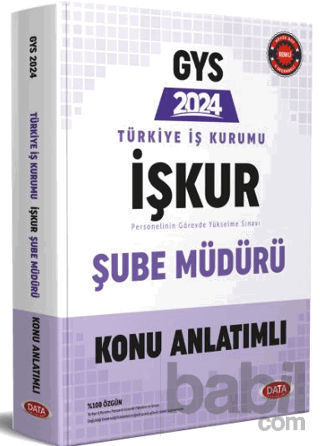 Picture of Türkiye İş Kurumu İşkur Şube Müdürü GYS Konu Anlatımlı