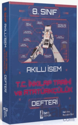 Picture of 8. Sınıf T.C. İnkılap Tarihi ve Atatürkçülük Akıllı İsem Defteri