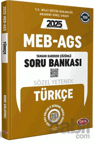 Picture of MEB AGS Sözel Yetenek Türkçe Çözümlü Soru Bankası